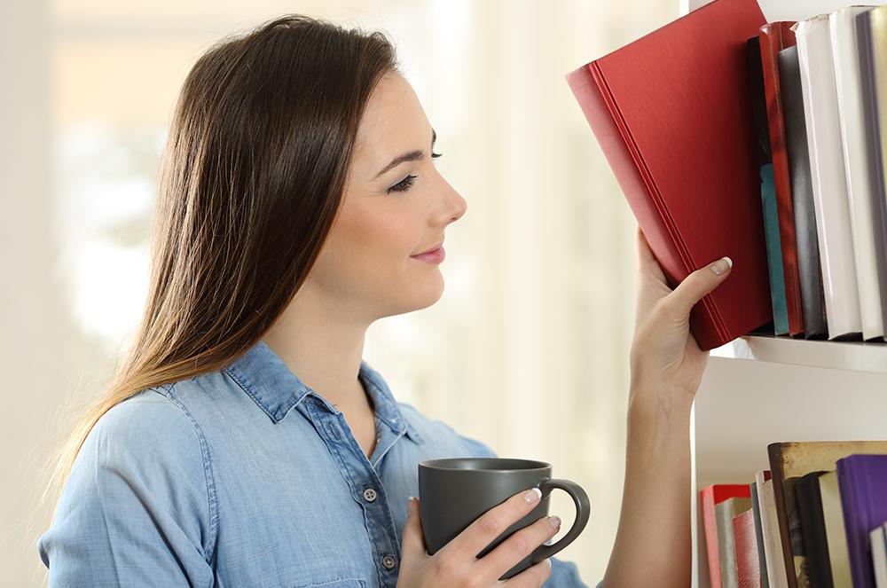 Student with books